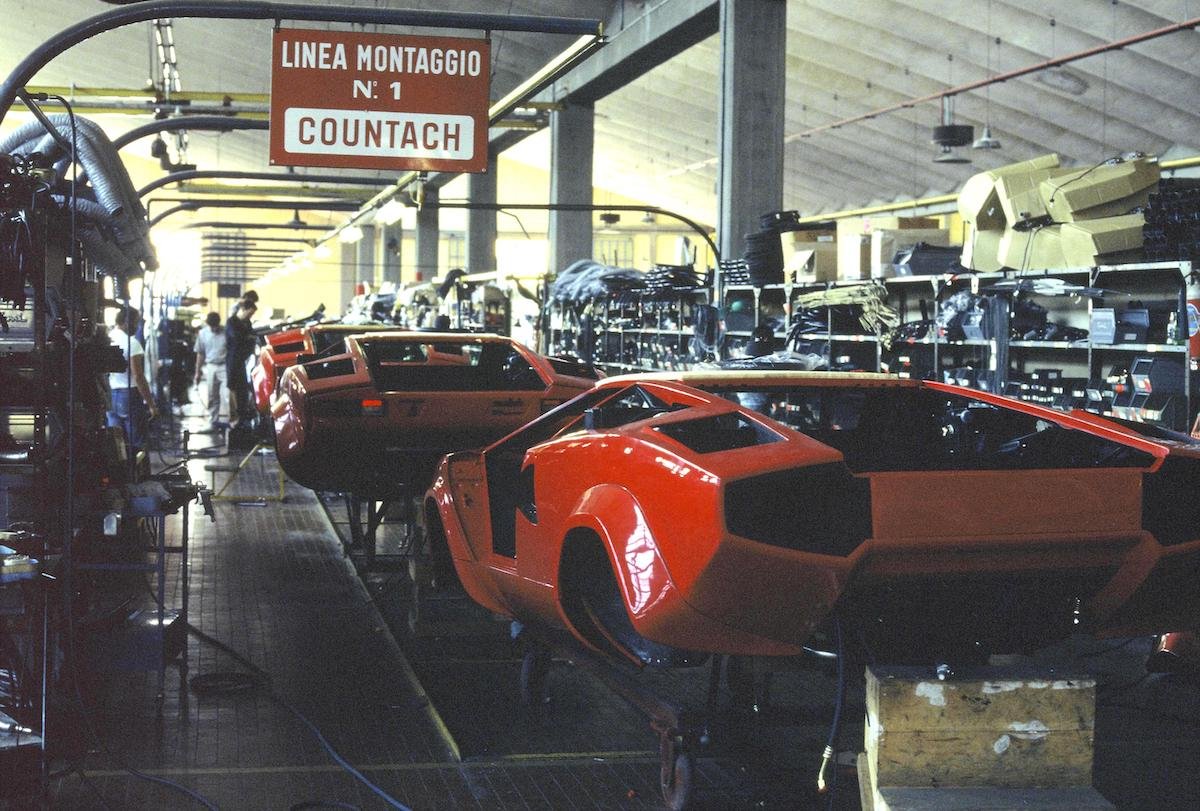 Lamborghini Countach Production Line